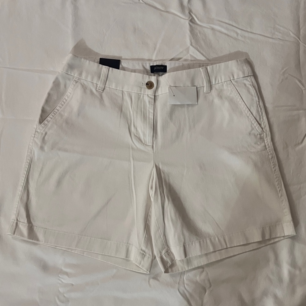 J Crew Women's White Shorts
